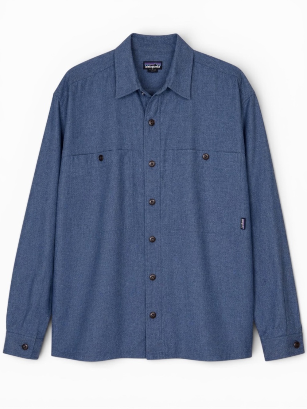 Patagonia Vintage 90s Field Shirt Jacket Blue Shacket Men's Large